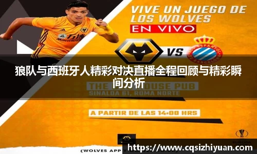 狼队与西班牙人精彩对决直播全程回顾与精彩瞬间分析